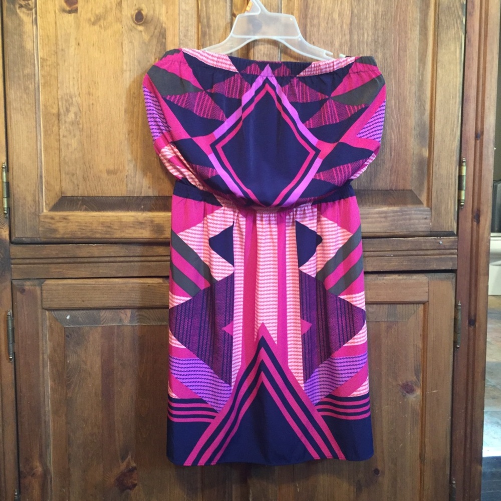 Express🔹Geometric Pattern🔹Tube Dress